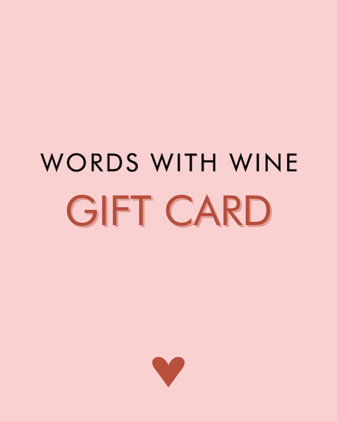 Words with Wine E-Gift Card