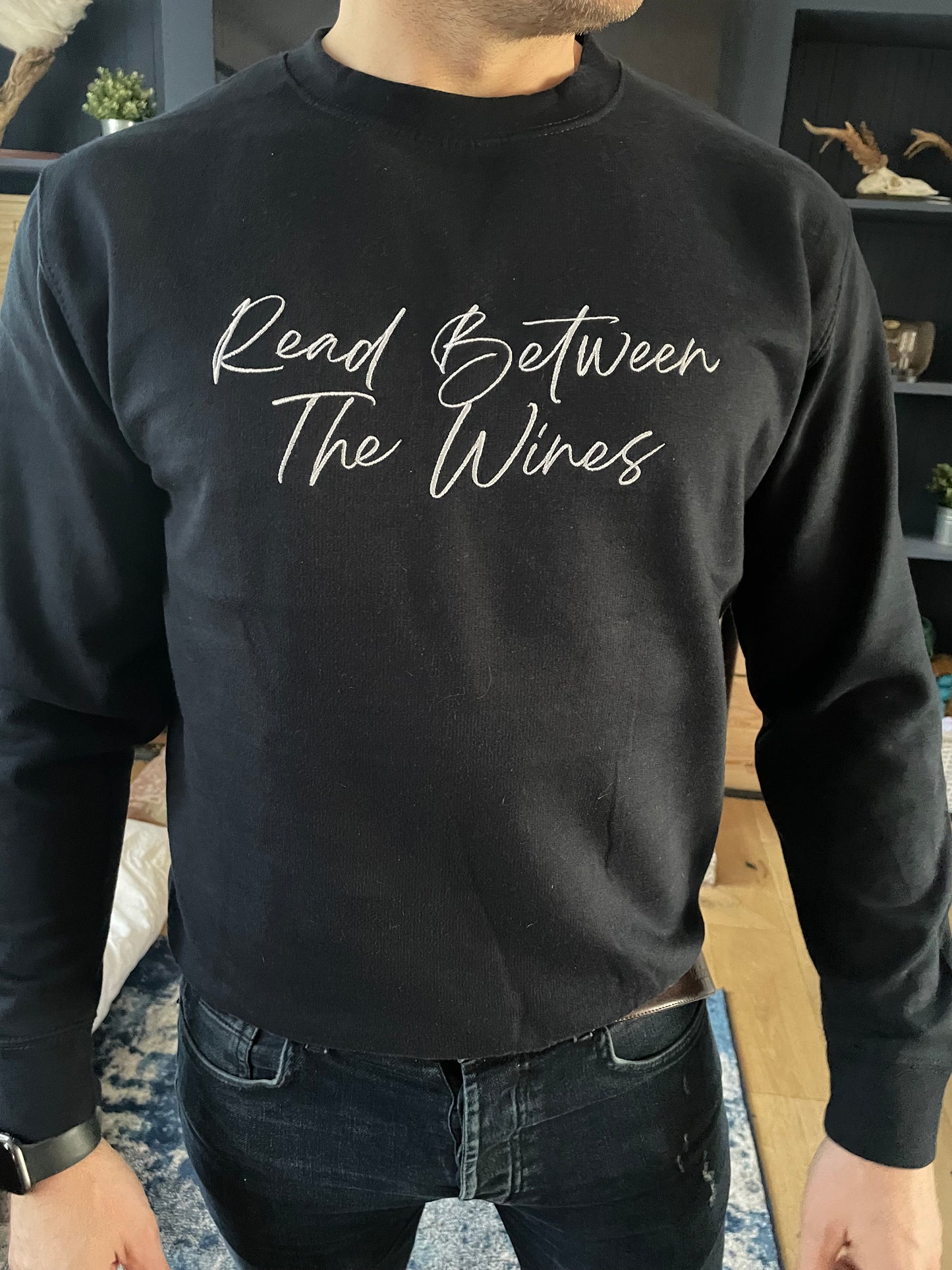 Read Between The Wines French Navy Jumper