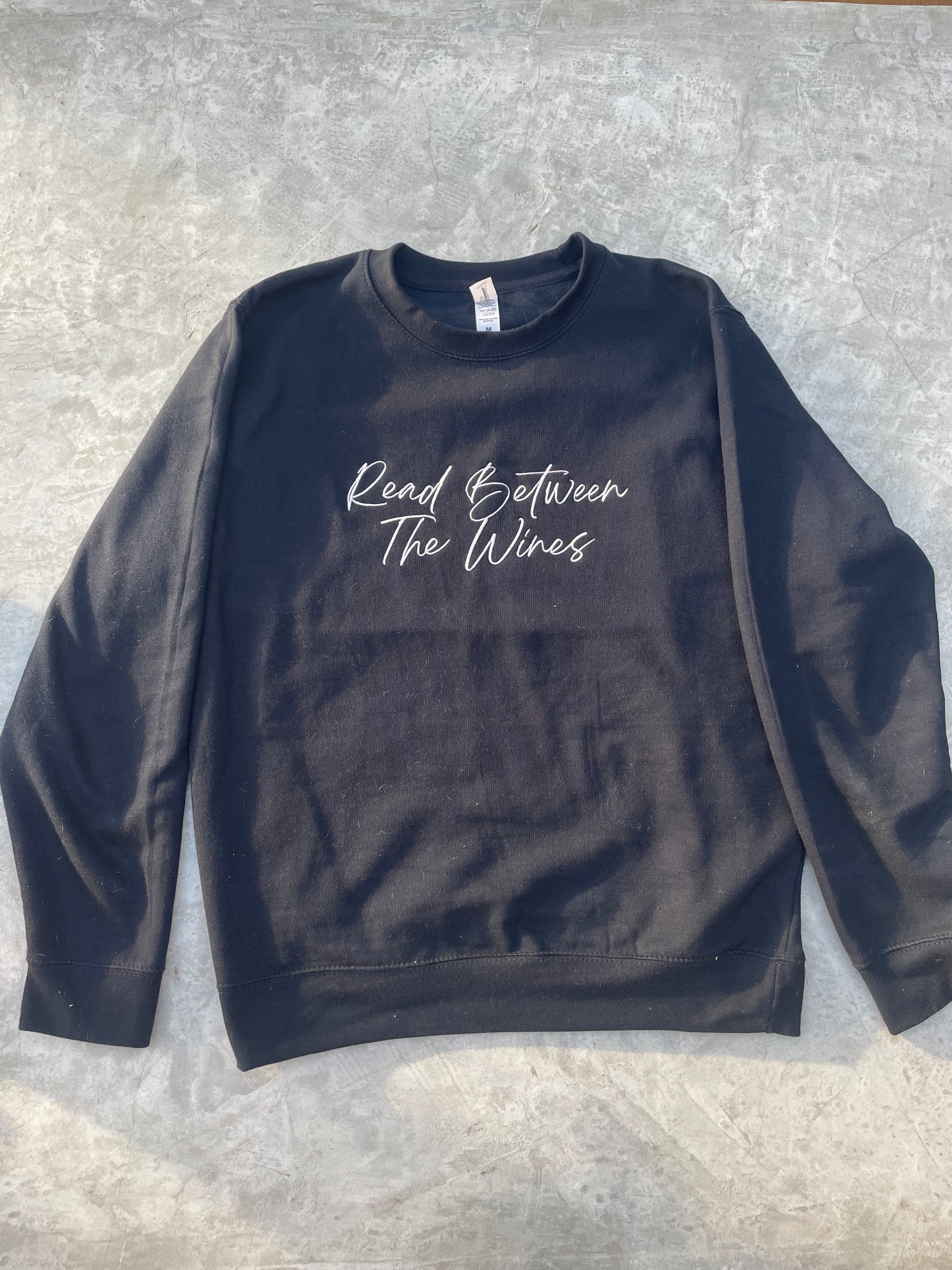 Read Between The Wines French Navy Jumper