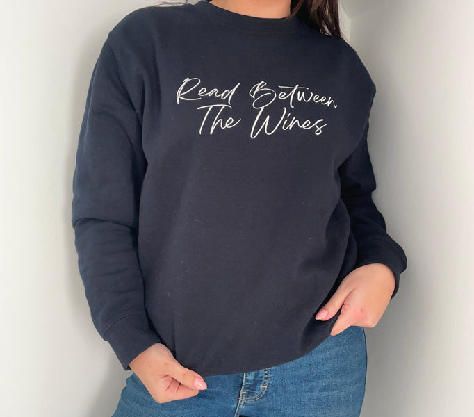 Read Between the Wines Franch Navy Jumper